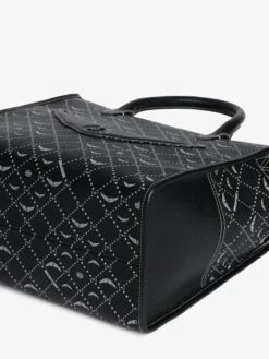 Zadig & Voltaire Angel Tote Monogram Bag Black -Zadig & Voltaire Clothing LWBA04024 BLACK ADDI 3 683735e43848e