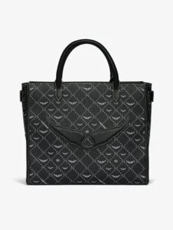 Zadig & Voltaire Angel Tote Monogram Bag Black