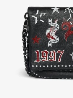 Zadig & Voltaire Rock Punk Clutch Black -Zadig & Voltaire Clothing LWBA04029 BLACK ADDI 2 683703c46fc8d