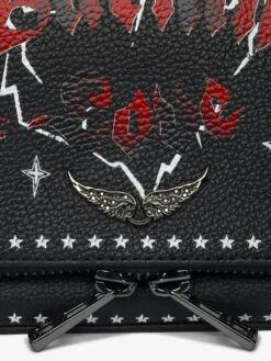 Zadig & Voltaire Rock Nano Punk Clutch Black -Zadig & Voltaire Clothing LWBA04040 BLACK ADDI 2 68482eaa0c0c2