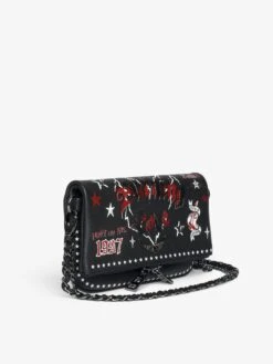 Zadig & Voltaire Rock Nano Punk Clutch Black -Zadig & Voltaire Clothing LWBA04040 BLACK ADDI 4 68482e2ac57a8