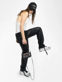 Zadig & Voltaire Rock Nano Punk Clutch Black -Zadig & Voltaire Clothing LWBA04040 BLACK ADDI 5 6835c8a34d592