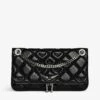 Zadig & Voltaire Rock II Quilted Monogram Clutch Black -Zadig & Voltaire Clothing LWBA04053 BLACK PACKSHOT 686e3fc7b1405