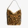Zadig & Voltaire Jane Hobo Leopard Bag Cognac -Zadig & Voltaire Clothing LWBA04121 COGNAC PACKSHOT 686e3fd297bd8