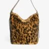 Zadig & Voltaire Jane Hobo XL Leopard Bag Cognac -Zadig & Voltaire Clothing LWBA04122 COGNAC PACKSHOT 686e3fdd40100