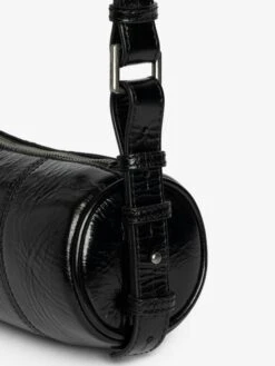 Zadig & Voltaire Le Roudoudou Vintage Patent Bag Black -Zadig & Voltaire Clothing LWBA04133 BLACK ADDI 3 686e3fecdd9e4