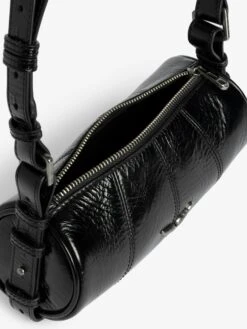 Zadig & Voltaire Le Roudoudou Vintage Patent Bag Black -Zadig & Voltaire Clothing LWBA04133 BLACK ADDI 4 686e3fe94638e