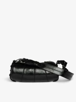 Zadig & Voltaire Le Roudoudou Vintage Patent Bag Black