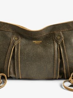 Zadig & Voltaire Sunny Moody Fringes Bag Wood -Zadig & Voltaire Clothing LWBA04140 WOOD ADDI 3 688b8f7ede7bb