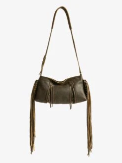 Zadig & Voltaire Sunny Moody Fringes Bag Wood -Zadig & Voltaire Clothing LWBA04140 WOOD ADDI 5 688b8f818f050