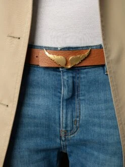 Zadig & Voltaire Reversible Rock Belt Noir -Zadig & Voltaire Clothing LWBT01317 NOIR ADDI 4 67bef6cd61c23