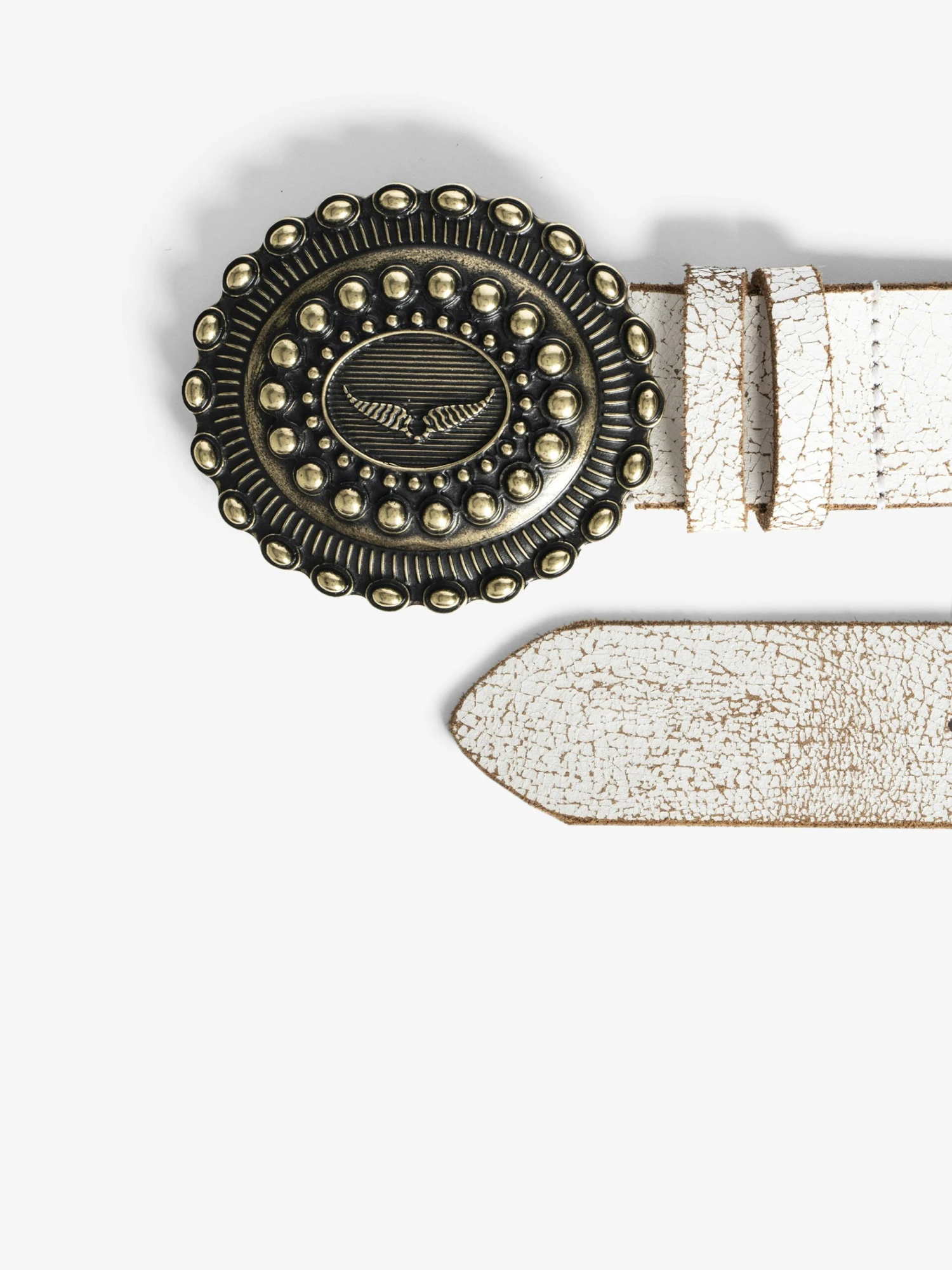 Zadig & Voltaire Santa Fe Belt White 4 Zadig & Voltaire Santa Fe Belt White - Image 2