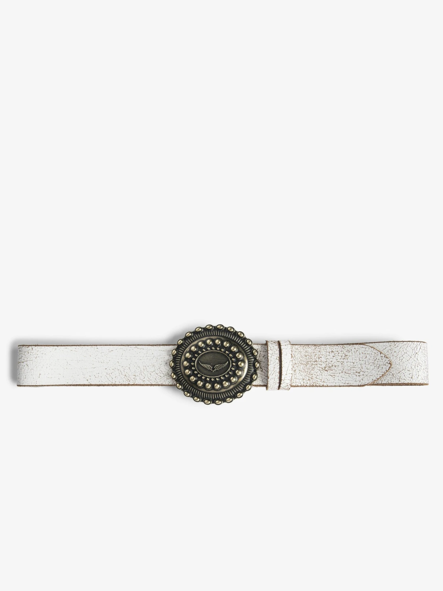 Zadig & Voltaire Santa Fe Belt White 3 Zadig & Voltaire Santa Fe Belt White