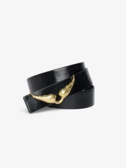 Zadig & Voltaire Rock Reversible Vintage Belt Noir 8 Zadig & Voltaire Rock Reversible Vintage Belt Noir -Zadig & Voltaire Clothing LWBT01343 NOIR ADDI 2 6842c52405628