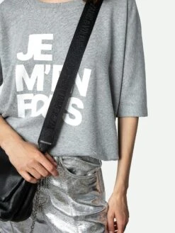 Zadig & Voltaire Zadig Shoulder Strap Black -Zadig & Voltaire Clothing LWOG00041 NOIR HOVER