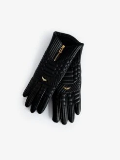 Zadig & Voltaire Out Of Hands Gloves Black -Zadig & Voltaire Clothing LWOG00065 NOIR ADDI 1