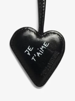Zadig & Voltaire Flash Heart Keyring Black 9 Zadig & Voltaire Flash Heart Keyring Black -Zadig & Voltaire Clothing LWOG02276 BLACK ADDI 1 680a2d94523c5