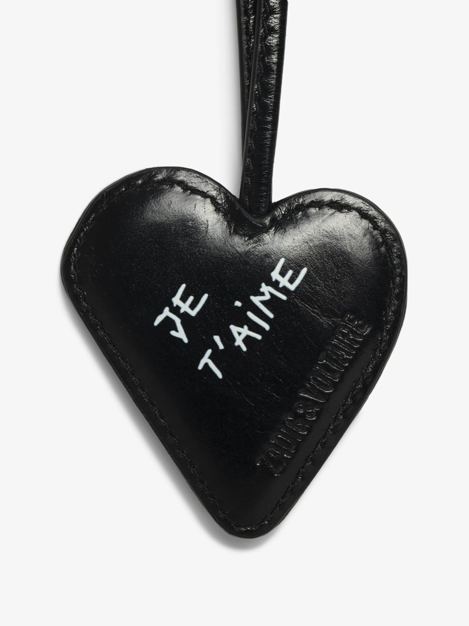Zadig & Voltaire Flash Heart Keyring Black 5 Zadig & Voltaire Flash Heart Keyring Black - Image 3