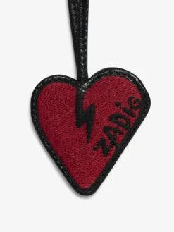 Zadig & Voltaire Flash Heart Keyring Black 10 Zadig & Voltaire Flash Heart Keyring Black -Zadig & Voltaire Clothing LWOG02276 BLACK HOVER 680a2d8bb4fda