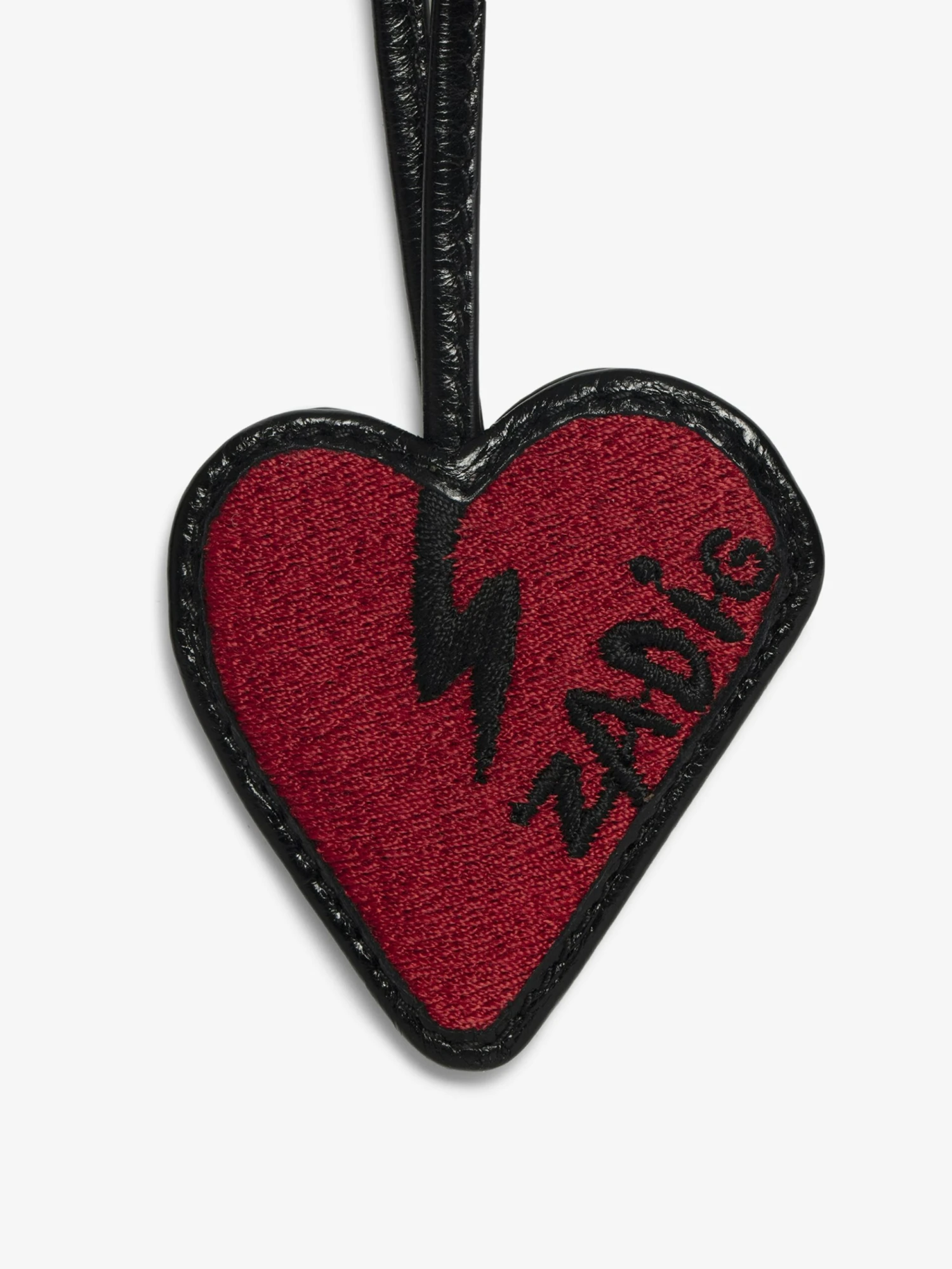 Zadig & Voltaire Flash Heart Keyring Black 6 Zadig & Voltaire Flash Heart Keyring Black - Image 4