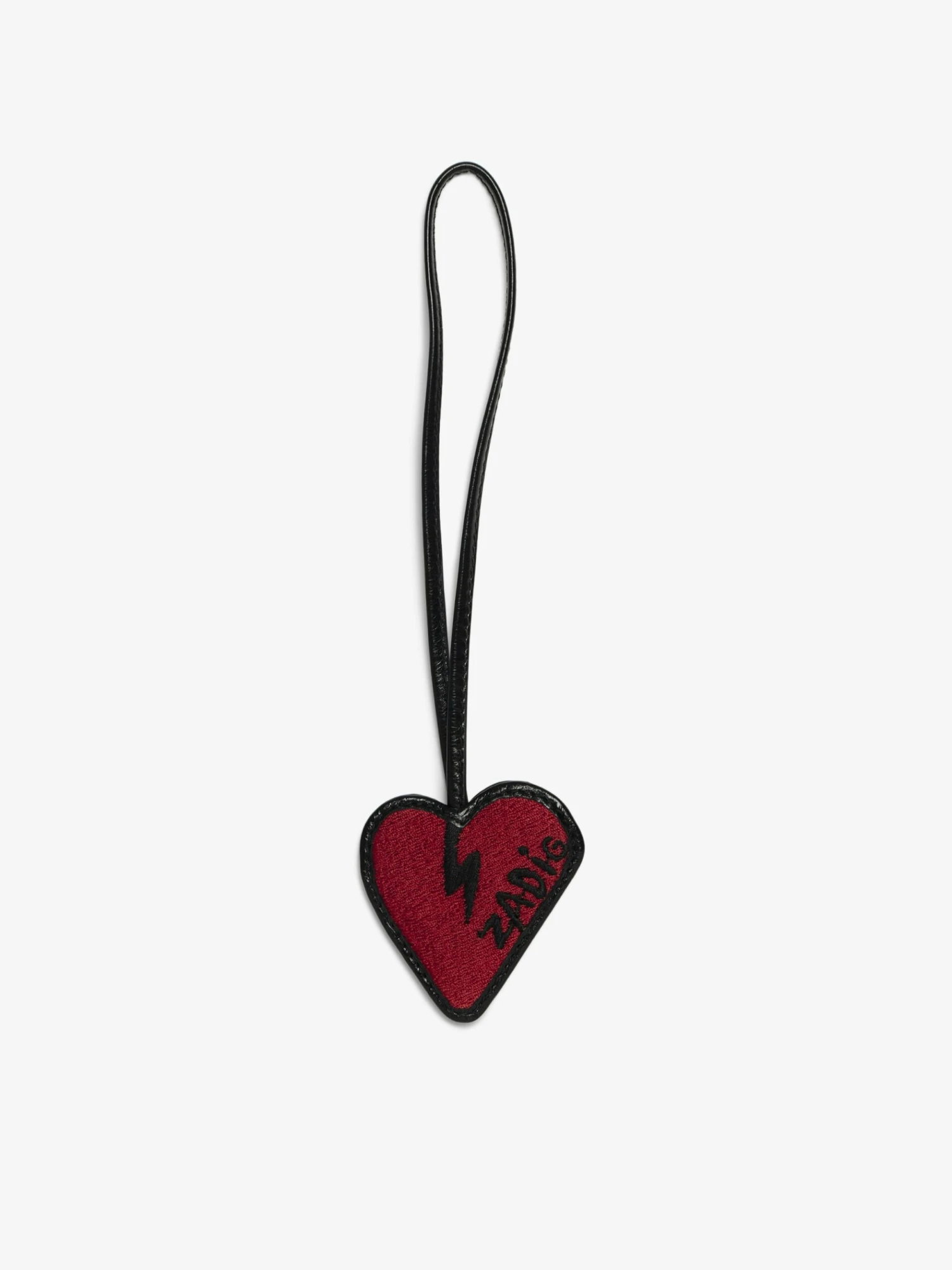 Zadig & Voltaire Flash Heart Keyring Black 3 Zadig & Voltaire Flash Heart Keyring Black