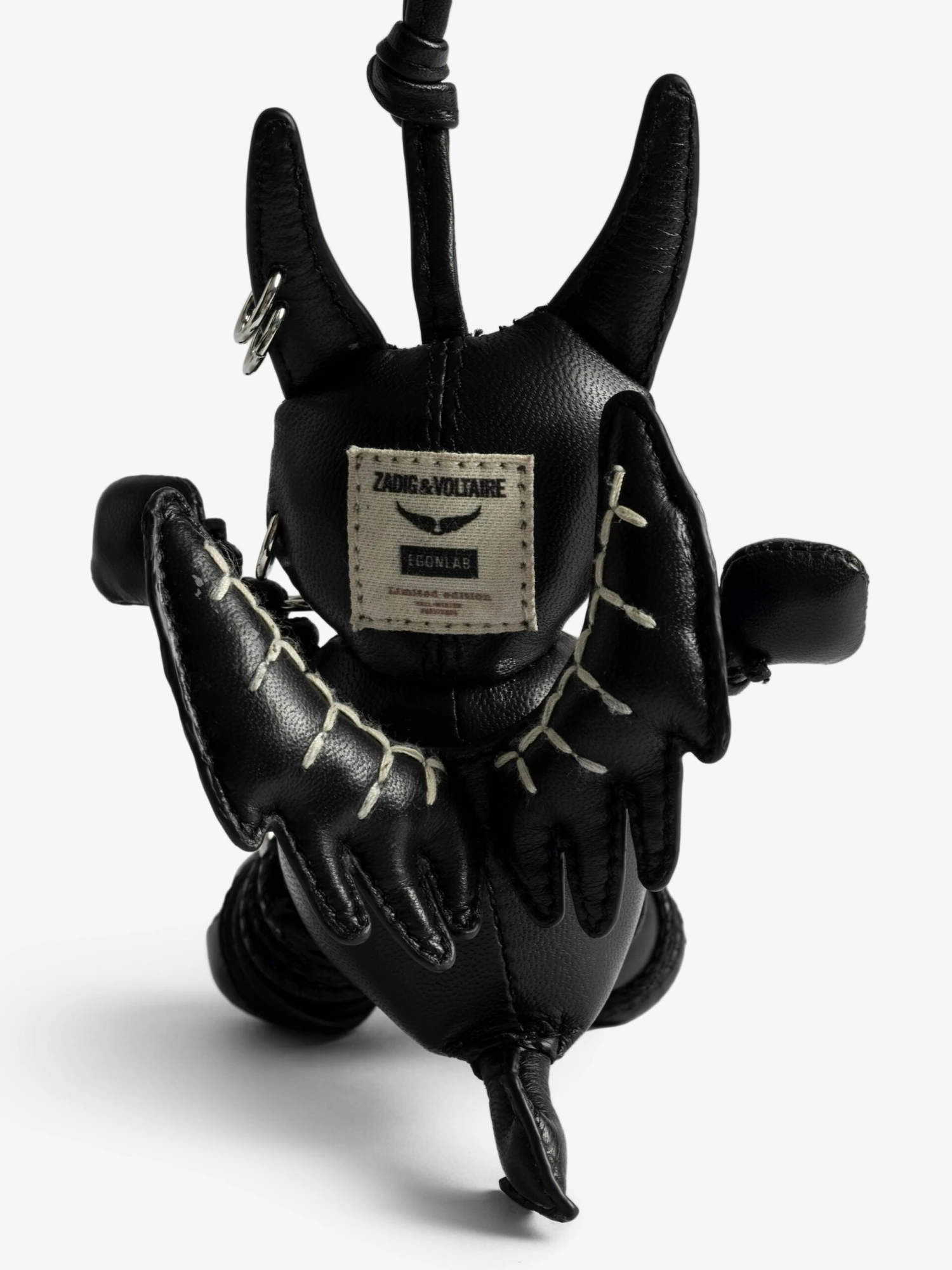 Zadig & Voltaire Voodoo Devil Keyring Black 6 Zadig & Voltaire Voodoo Devil Keyring Black - Image 4