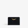 Zadig & Voltaire ZV Pass Card Holder Noir Gold -Zadig & Voltaire Clothing LWSG00001 NOIR GOLD PACKSHOT