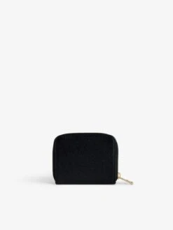 Zadig & Voltaire Mini ZV Wallet Noir Gold -Zadig & Voltaire Clothing LWSG00004 NOIR GOLD BACK 661902ae53eb9