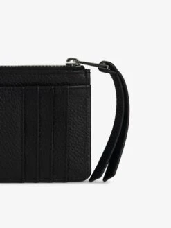 Zadig & Voltaire ZV Card Cardholder Black Silver -Zadig & Voltaire Clothing LWSG00011 BLACK SILVER HOVER 66fac3a3d1357