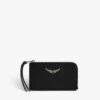 Zadig & Voltaire ZV Card Cardholder Black Silver