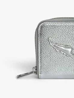 Zadig & Voltaire Mini ZV Coin Purse Silver -Zadig & Voltaire Clothing LWSG01268 SILVER ADDI 1 666c35af419ce