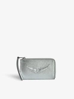 Zadig & Voltaire ZV Card Card Holder Silver
