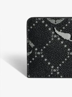 Zadig & Voltaire ZV Pass Monogram Card Holder Black 9 Zadig & Voltaire ZV Pass Monogram Card Holder Black -Zadig & Voltaire Clothing LWSG03645 BLACK HOVER 67ae17e9d40ed