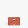 Zadig & Voltaire ZV Pass Monogram Card Holder Flame 1 Zadig & Voltaire ZV Pass Monogram Card Holder Flame -Zadig & Voltaire Clothing LWSG03645 FLAME PACKSHOT 6842c54df18c5