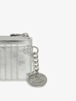 Zadig & Voltaire Sunny Card Cardholder Vintage Metal Silver -Zadig & Voltaire Clothing LWSG03673 SILVER ADDI 1 680a2e3b41cee