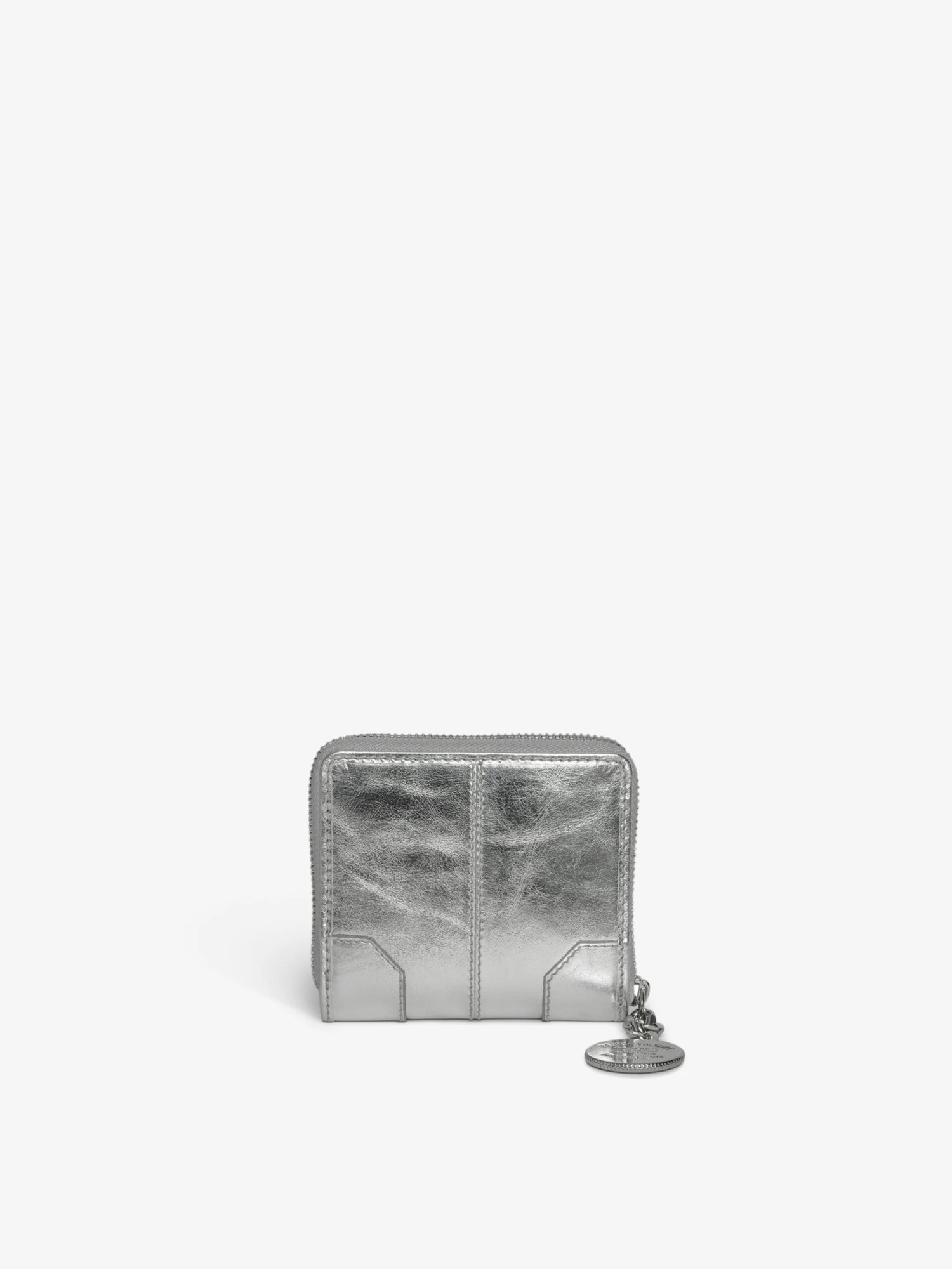 Zadig & Voltaire Sunny Mini Vintage Metal Wallet Silver 4 Zadig & Voltaire Sunny Mini Vintage Metal Wallet Silver - Image 2