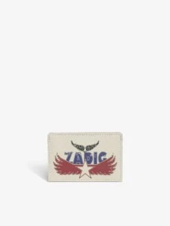 Zadig & Voltaire ZV Pass America Card Holder Flash