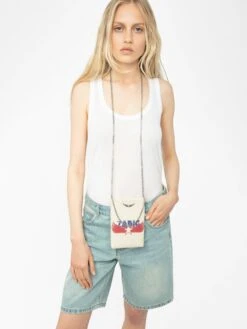 Zadig & Voltaire Rock Phone Pouch Flash -Zadig & Voltaire Clothing LWSG03710 FLASH HOVER 681b676cdab12