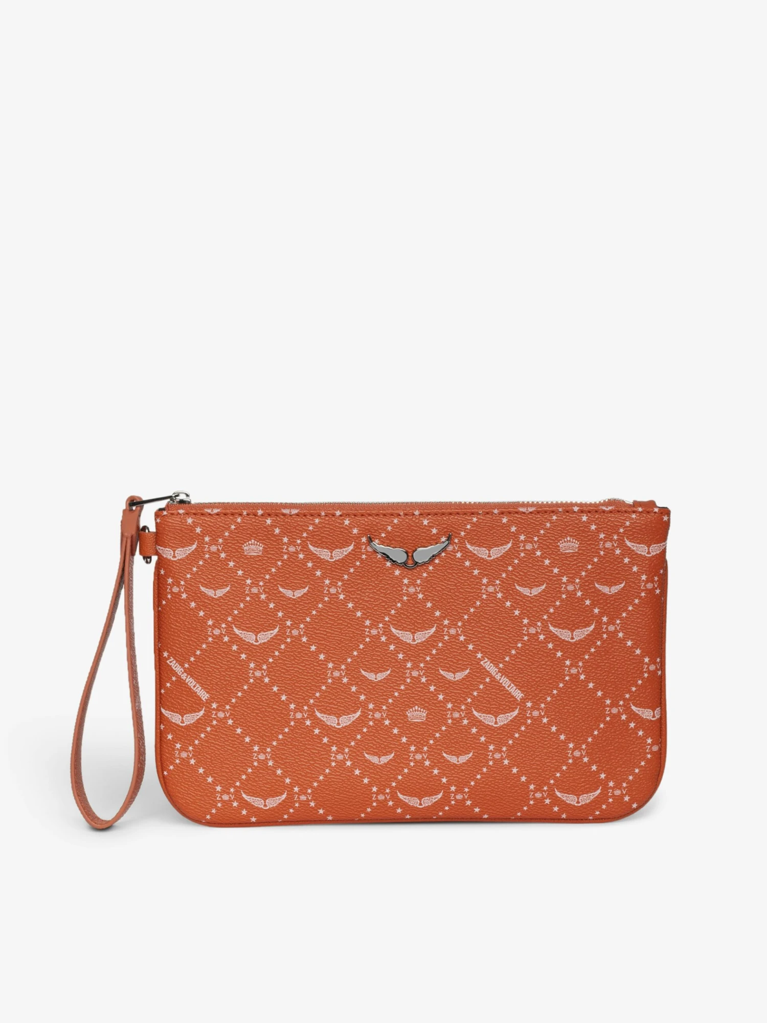 Zadig & Voltaire Z Pouch Monogram Pouch Flame 3 Zadig & Voltaire Z Pouch Monogram Pouch Flame