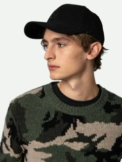 Zadig & Voltaire ZV Initiale Klelia Cap Black -Zadig & Voltaire Clothing OMHT00002 NOIR HOVER