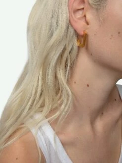 Zadig & Voltaire Cecilia Earrings Old Gold -Zadig & Voltaire Clothing OWJW00518 OLD GOLD HOVER 670e328b349cb