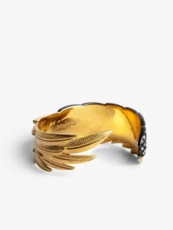 Zadig & Voltaire Rock Feather Spread Your Wings Bracelet Old Gold -Zadig & Voltaire Clothing OWJW00555 OLD GOLD ADDI 2