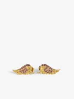 Zadig & Voltaire Rock Earrings Shiny Gold