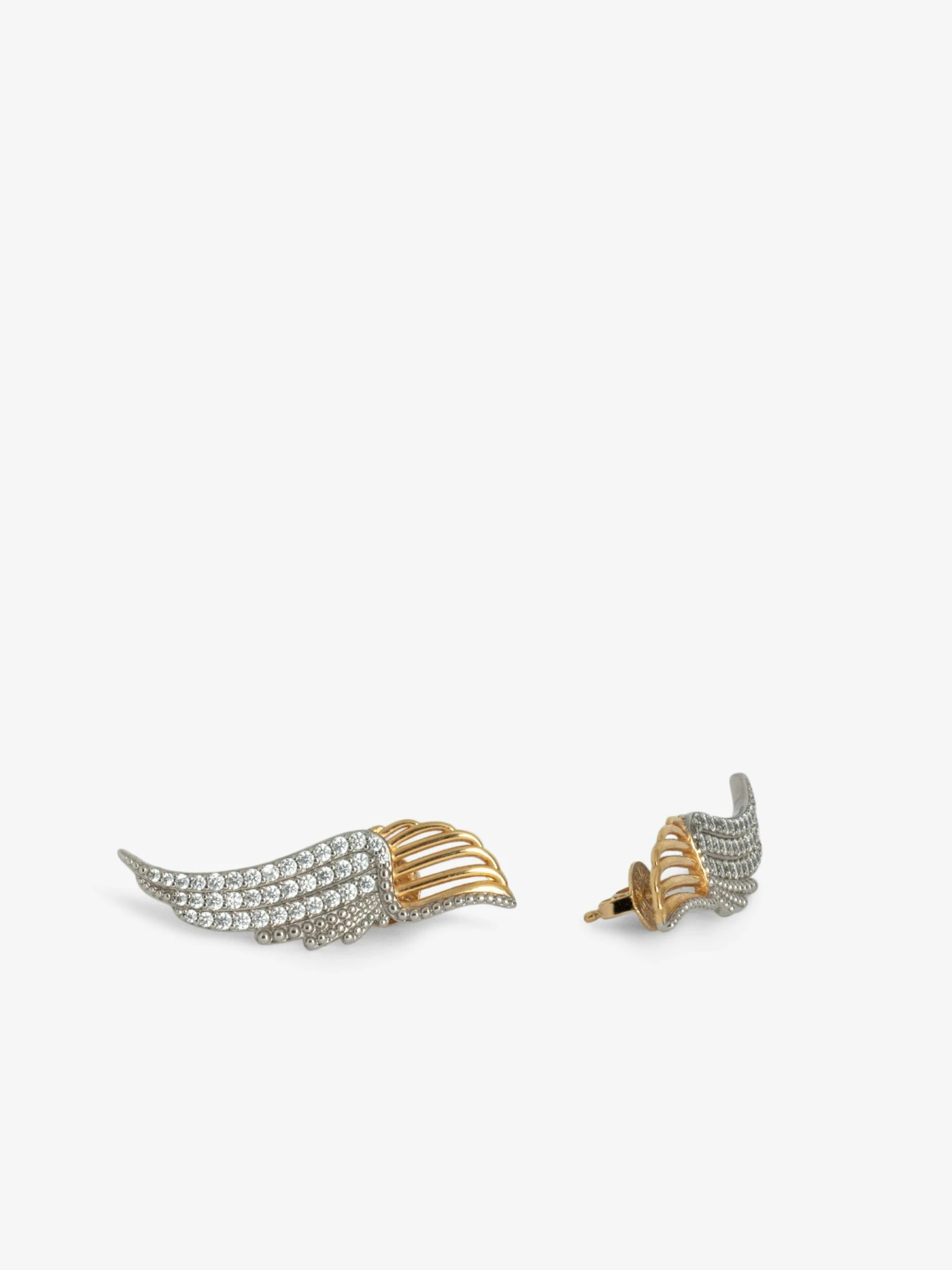 Zadig & Voltaire Rock Over Earrings Matt Gold 4 Zadig & Voltaire Rock Over Earrings Matt Gold - Image 2