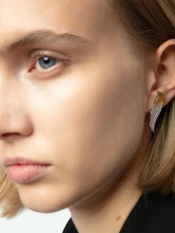 Zadig & Voltaire Rock Over Earrings Matt Gold 11 Zadig & Voltaire Rock Over Earrings Matt Gold -Zadig & Voltaire Clothing OWJW00645 MATT GOLD HOVER 66fd1757f0833