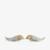 Zadig & Voltaire Rock Over Earrings Matt Gold -Zadig & Voltaire Clothing OWJW00645 MATT GOLD PACKSHOT 66586ec6de599