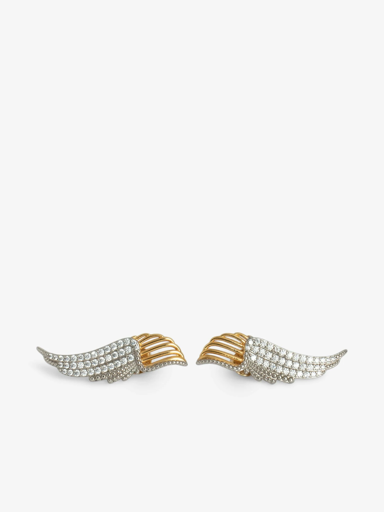 Zadig & Voltaire Rock Over Earrings Matt Gold 3 Zadig & Voltaire Rock Over Earrings Matt Gold
