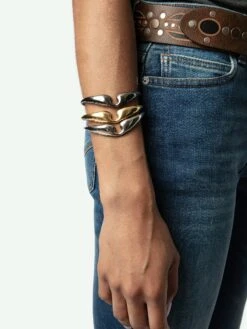 Zadig & Voltaire Wings Bracelet Shiny Silver -Zadig & Voltaire Clothing OWJW00664 SHINY SILVER HOVER 669647b1a4920