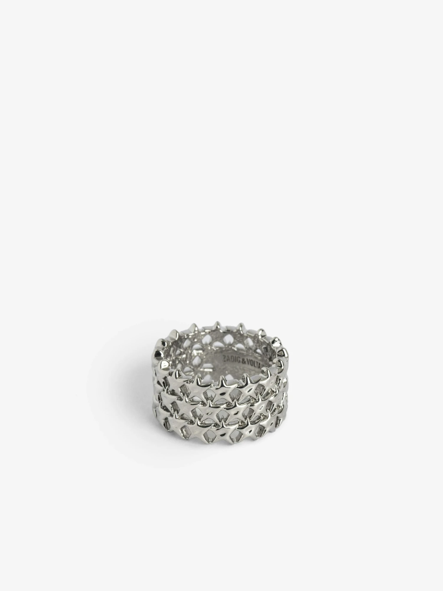 Zadig & Voltaire Rock Star Ring Shiny Silver 3 Zadig & Voltaire Rock Star Ring Shiny Silver