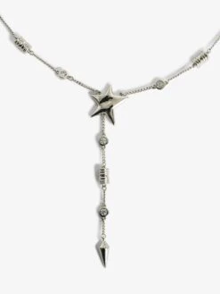 Zadig & Voltaire Rock Star Necklace Shiny Silver